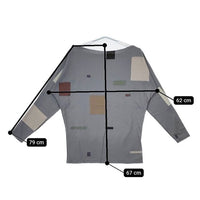 JURGEN LEHL J0131UB052 コットン ボートネック 長袖Ｔシャツ カットソー ロンＴ グレー レディース ヨーガンレール【中古】5-0726M∞