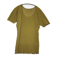 JURGEN LEHL J0112UB582 コットン 半袖Ｔシャツ カットソー イエロー グリーン レディース ヨーガンレール【中古】5-0613S♪
