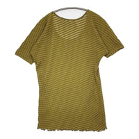 JURGEN LEHL J0112UB582 コットン 半袖Ｔシャツ カットソー イエロー グリーン レディース ヨーガンレール【中古】5-0613S♪