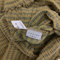 JURGEN LEHL J0112UB582 コットン 半袖Ｔシャツ カットソー イエロー グリーン レディース ヨーガンレール【中古】5-0613S♪