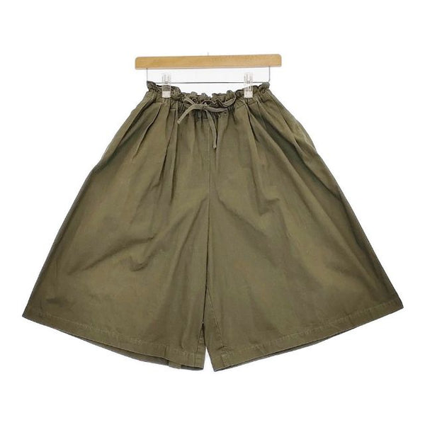 TIGRE BROCANTE コットン パンツ キュロット カーキ レディース ティグルブロカンテ【中古】5-0720M∞