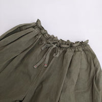 TIGRE BROCANTE コットン パンツ キュロット カーキ レディース ティグルブロカンテ【中古】5-0720M∞