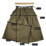 TIGRE BROCANTE コットン パンツ キュロット カーキ レディース ティグルブロカンテ【中古】5-0720M∞