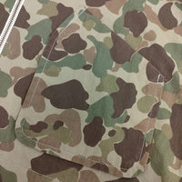 SHORT CUT FOR MARKS 迷彩 カモフラ コットンナイロンジャケット ブルゾン カーキ ブラウン レディース ショートカットフォーマークス【中古】5-0720M∞