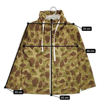 SHORT CUT FOR MARKS 迷彩 カモフラ コットンナイロンジャケット ブルゾン カーキ ブラウン レディース ショートカットフォーマークス【中古】5-0720M∞