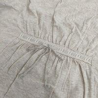 bulle de savon レース ハイネック コットン 長袖Ｔシャツ カットソー ロンＴ ベージュ レディース ビュルデサボン【中古】5-0720M∞