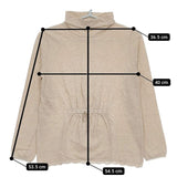 bulle de savon レース ハイネック コットン 長袖Ｔシャツ カットソー ロンＴ ベージュ レディース ビュルデサボン【中古】5-0720M∞