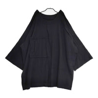 RAGNE KIKAS for Yohji Yamamoto チュニック カットオフ NV-T21-170 ウールナイロン ワンピース ブラック レディース ラグネキカスフォーヨウジヤマモト【中古】5-0801T△