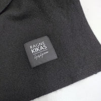 RAGNE KIKAS for Yohji Yamamoto チュニック カットオフ NV-T21-170 ウールナイロン ワンピース ブラック レディース ラグネキカスフォーヨウジヤマモト【中古】5-0801T△