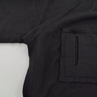 RAGNE KIKAS for Yohji Yamamoto チュニック カットオフ NV-T21-170 ウールナイロン ワンピース ブラック レディース ラグネキカスフォーヨウジヤマモト【中古】5-0801T△