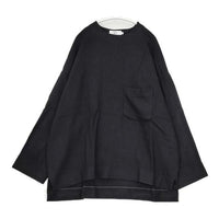 Graphpaper Herringbone Pullover ウール GU193-30011 長袖シャツ ブラック ユニセックス グラフペーパー【中古】5-1009T∞