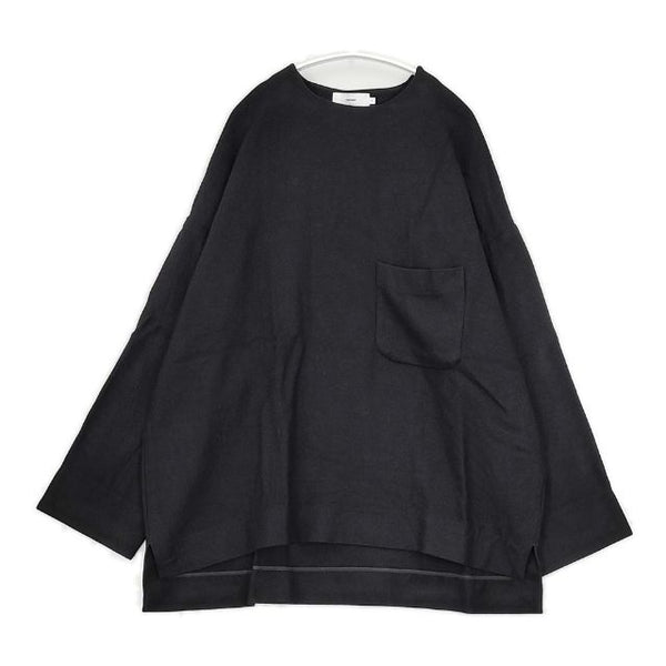 Graphpaper Herringbone Pullover ウール GU193-30011 長袖シャツ ブラック ユニセックス グラフペーパー【中古】5-1009T∞
