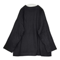 Graphpaper Herringbone Pullover ウール GU193-30011 長袖シャツ ブラック ユニセックス グラフペーパー【中古】5-1009T∞