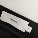 Graphpaper Herringbone Pullover ウール GU193-30011 長袖シャツ ブラック ユニセックス グラフペーパー【中古】5-1009T∞