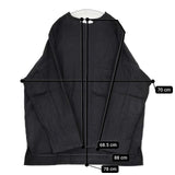 Graphpaper Herringbone Pullover ウール GU193-30011 長袖シャツ ブラック ユニセックス グラフペーパー【中古】5-1009T∞