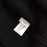comm arch リブニット アルパカ混 ハイネック ワンピース ブラック レディース コムアーチ【中古】5-0818T∞