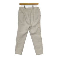 evam eva tuck pants 定価24200円 E223T083 ウールコットンリネン タック パンツ ライトグレー レディース エヴァムエヴァ【中古】5-1002T∞