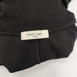 Demi-Luxe BEAMS ウールアムンゼン タートルネック プルオーバー 定価17600円 64-14-0244-631 カットソー ブラック レディース デミルクス ビームス【中古】5-1002T∞