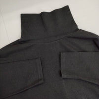 Demi-Luxe BEAMS ウールアムンゼン タートルネック プルオーバー 定価17600円 64-14-0244-631 カットソー ブラック レディース デミルクス ビームス【中古】5-1002T∞