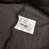 Conges payes ヘリンボーン B0134RUA212 ハイネック コットンストレッチ ワンピース ブラウン レディース コンジェ ペイエ【中古】5-0724M∞