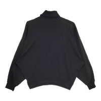 gomme ドルマンスリーブ タートルネック コットン 長袖Ｔシャツ カットソー ロンＴ ブラック レディース ゴム【中古】5-0724M∞
