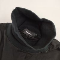 gomme ドルマンスリーブ タートルネック コットン 長袖Ｔシャツ カットソー ロンＴ ブラック レディース ゴム【中古】5-0724M∞