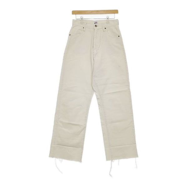 CIMARRON JEANS WIDE PANTS 5190047 ワイドジーンズ サイズ26 デニムパンツ ベージュ キナリ レディース シマロン【中古】5-0724G∞