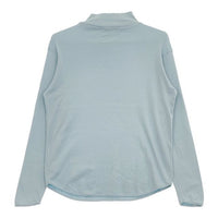 CLASKA D ディー コットンフライスハイネックプルオーバー 長袖Ｔシャツ カットソー ロンＴ ライトブルー レディース クラスカ【中古】5-0724M∞