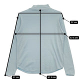 CLASKA D ディー コットンフライスハイネックプルオーバー 長袖Ｔシャツ カットソー ロンＴ ライトブルー レディース クラスカ【中古】5-0724M∞