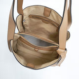 Kate Spade KNOT LARGE SHOULDER BAG トートバッグ ショルダーバッグ ブラウン レディース ケイトスペード【中古】5-0918G∞
