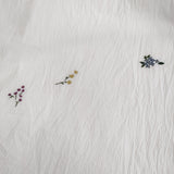 l'atelier du savon ひらひらパンジーかぎ針と刺繍ワンピース 定価24200円 25SS ホワイト レディース アトリエドゥサボン【中古】5-0531M♪