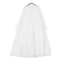 bulle de savon キュプラコットンローンナチュラルトリプルワッシャーピンタックワンピース 25SS ホワイト ビュルデサボン【中古】5-0531M♪