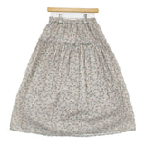 qiri 牡丹雪 ギャザースカート アンビデックス 定価29700円 6301SK004242 ロングスカート 24AW ベージュ レディース キリ【中古】5-0531M♪