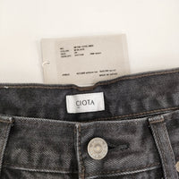 CIOTA 新品 Straight 5 Pocket Pants サイズ30 ブラックデニム 定価29700円 NPTM-1STB-MBK デニムパンツ ブラック メンズ シオタ【中古】5-0610G♪
