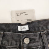 CIOTA 新品 Straight 5 Pocket Pants サイズ30 ブラックデニム 定価29700円 NPTM-1STB-MBK デニムパンツ ブラック メンズ シオタ【中古】5-0610G♪