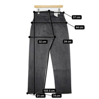 CIOTA 新品 Straight 5 Pocket Pants サイズ30 ブラックデニム 定価29700円 NPTM-1STB-MBK デニムパンツ ブラック メンズ シオタ【中古】5-0610G♪