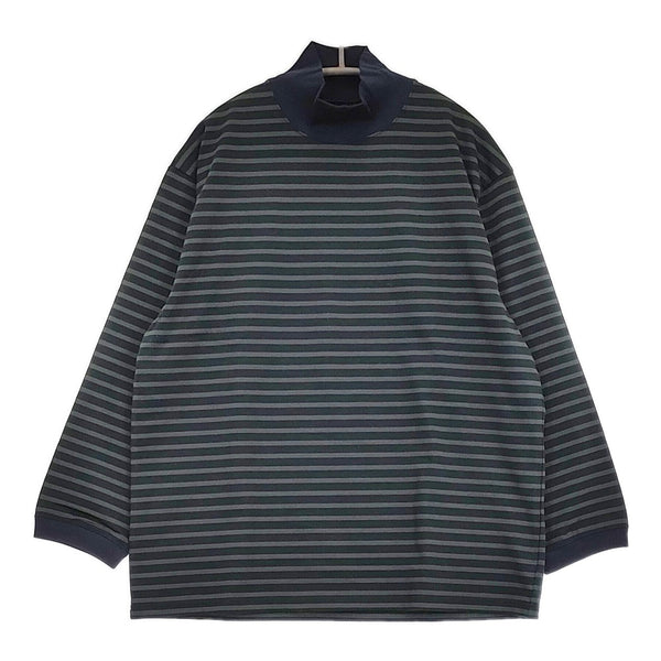 EEL 新品 Qualitee Turtle サイズXS 定価15950円 E-24566B 長袖Ｔシャツ カットソー ロンＴ ネイビー グリーン メンズ イール【中古】5-0610M♪