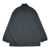 EEL 新品 Qualitee Turtle サイズXS 定価15950円 E-24566B 長袖Ｔシャツ カットソー ロンＴ ネイビー グリーン メンズ イール【中古】5-0610M♪