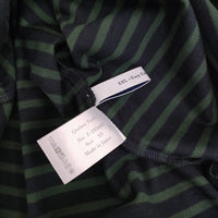 EEL 新品 Qualitee Turtle サイズXS 定価15950円 E-24566B 長袖Ｔシャツ カットソー ロンＴ ネイビー グリーン メンズ イール【中古】5-0610M♪
