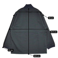 EEL 新品 Qualitee Turtle サイズXS 定価15950円 E-24566B 長袖Ｔシャツ カットソー ロンＴ ネイビー グリーン メンズ イール【中古】5-0610M♪