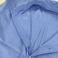 EEL コンカラシャツ M 定価20900円 E-23406A 長袖シャツ ブルー メンズ イール【中古】5-1001M∞