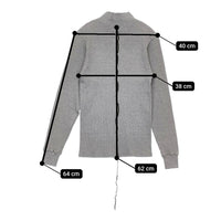 ippei takei 新品 ハイネック サーマル 定価18700円 2422-703 カットソー ライトグレー レディース イッペイタケイ【中古】5-0610M♪#