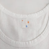 grown in the sun YELLOW/TAIL サイズXS 刺繍 タンクトップ ホワイト レディース グローンインザサン【中古】5-0610S♪