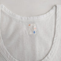 grown in the sun 78.9 BEACH サイズP 刺繍 タンクトップ ホワイト レディース グローンインザサン【中古】5-0610S♪