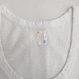 grown in the sun 78.9 BEACH サイズP 刺繍 タンクトップ ホワイト レディース グローンインザサン【中古】5-0610S♪