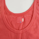 grown in the sun NUMBER 2 サイズPP 刺繍 タンクトップ ピンク レディース グローンインザサン【中古】5-0610S♪