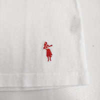 grown in the sun LUCKY 7 サイズP 刺繍 タンクトップ ホワイト レディース グローンインザサン【中古】5-0610S♪