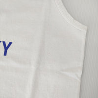 grown in the sun LUCKY 7 サイズP 刺繍 タンクトップ ホワイト レディース グローンインザサン【中古】5-0610S♪