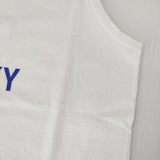 grown in the sun LUCKY 7 サイズP 刺繍 タンクトップ ホワイト レディース グローンインザサン【中古】5-0610S♪