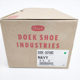 DOEK SHOE INDUSTRIES 新品 DOEK OXFORD スニーカー 23cm 定価14300円 スニーカー ネイビー レディース ドゥックシューインダストリーズ【中古】5-0625G◎